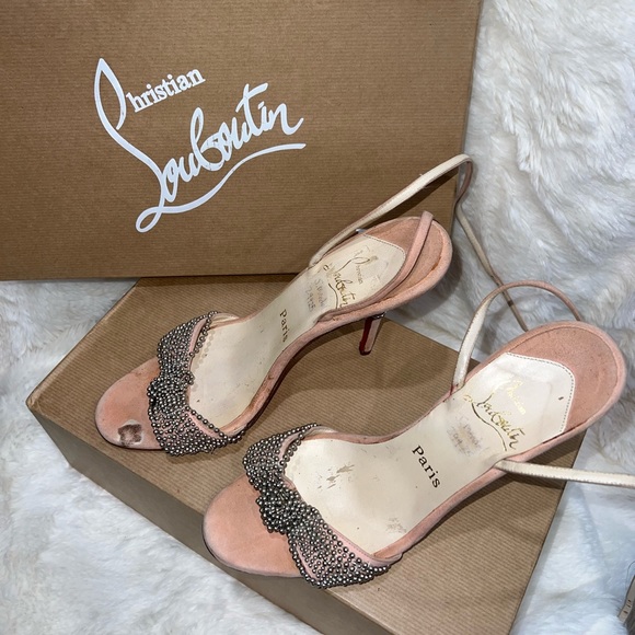 Christian Louboutin - Queen Ankle Strap Heel - EU Women’s Size: 39.5 - Picture 2 of 4